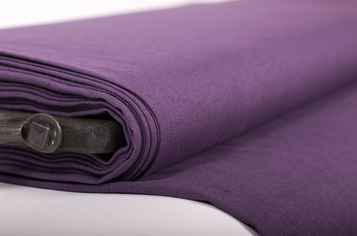 Vibrant Purple Linen Fabric