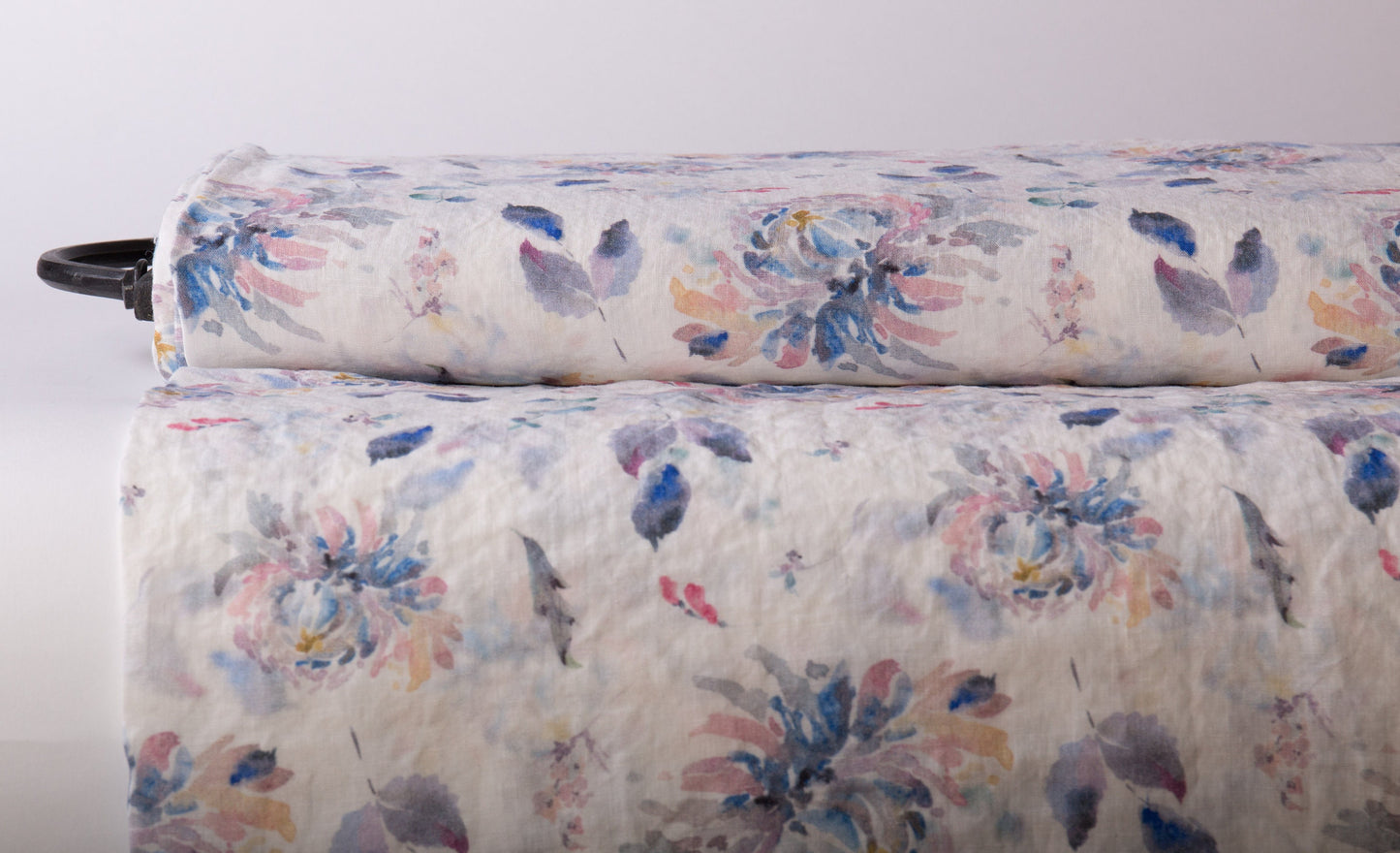 Floral Linen Fabric Swatches