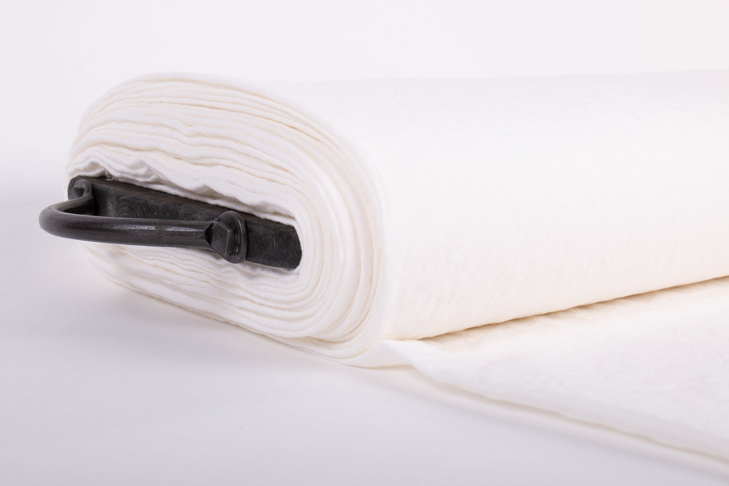 Heavyweight Off-White Linen Fabric (280gsm)