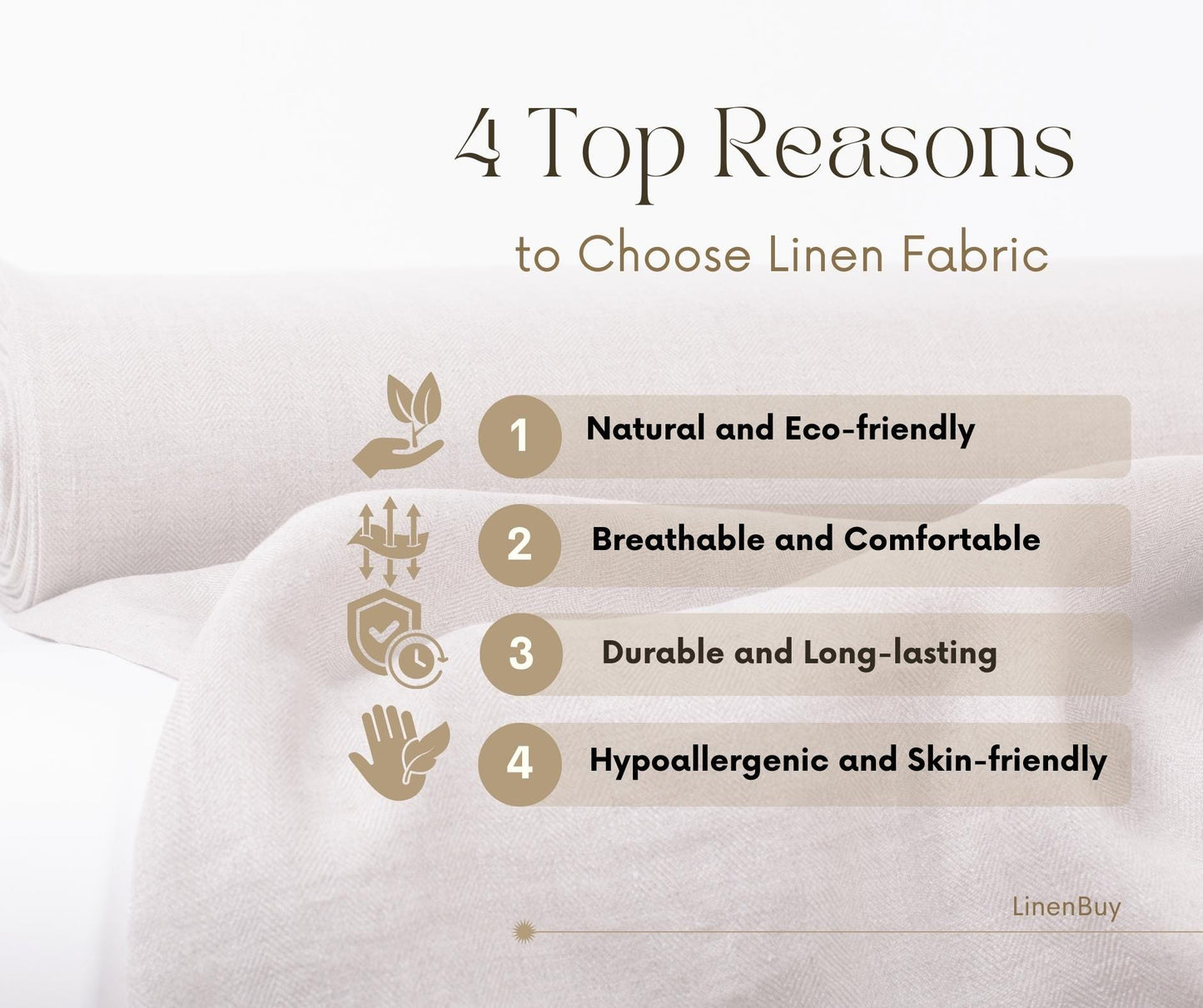 Dark Gray Linen Fabric