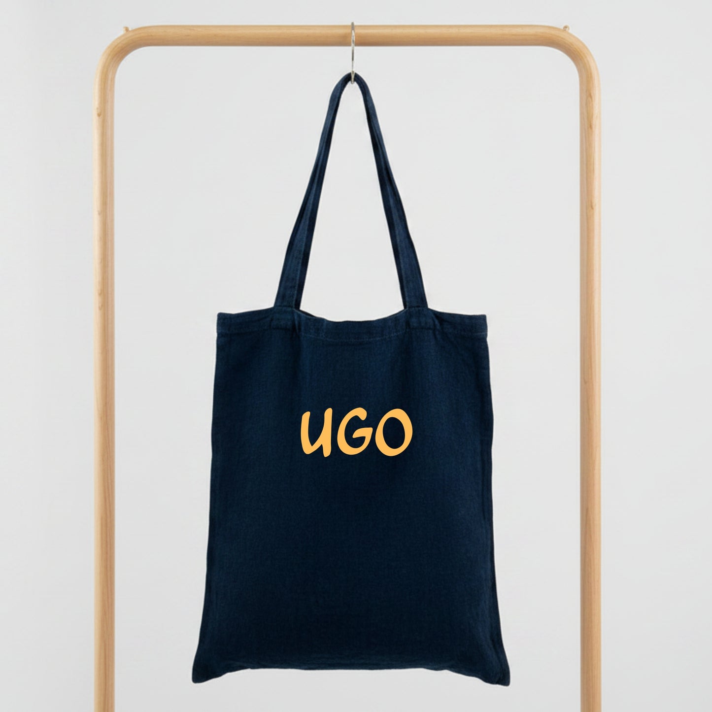Linen Sports & PE Kit Bag | Personalised with Name, Class or Initials