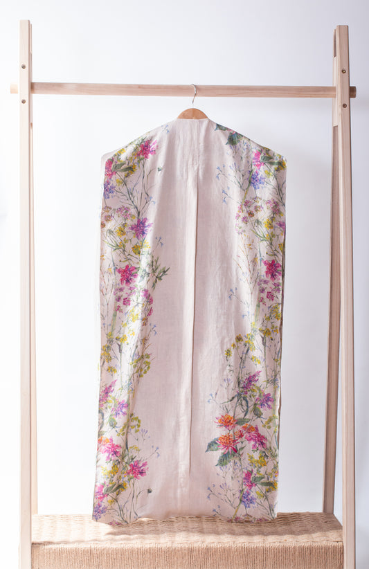 Linen Garment Bag | NATURAL MEADOW