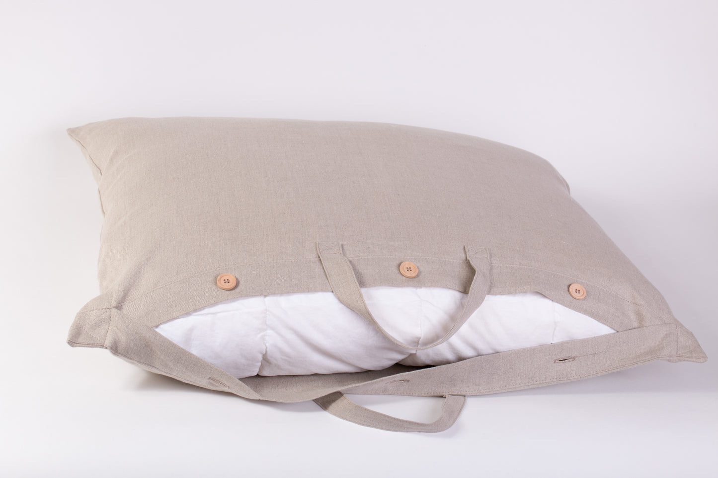 Natural Linen Storage Bags | Off-White & Undyed