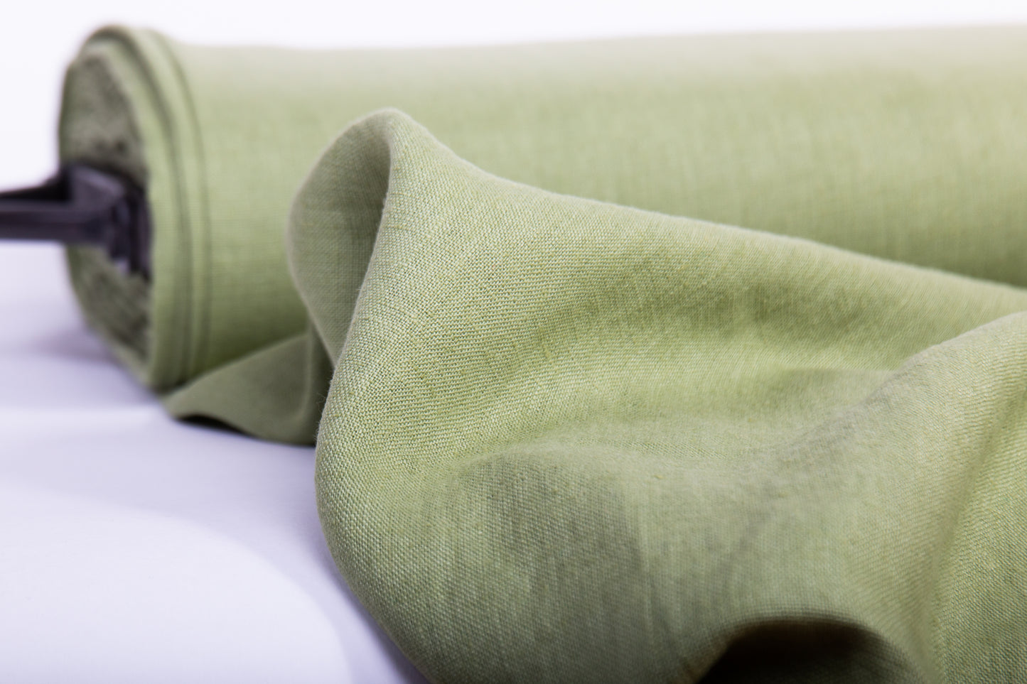 Fern Green Linen Fabric