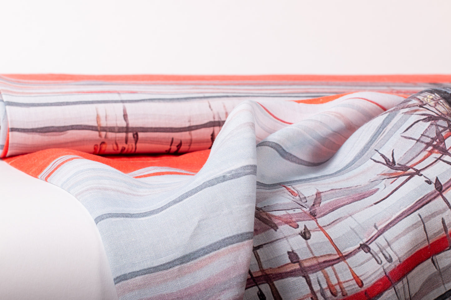 Linen Fabric Floral | Winches at Sunset