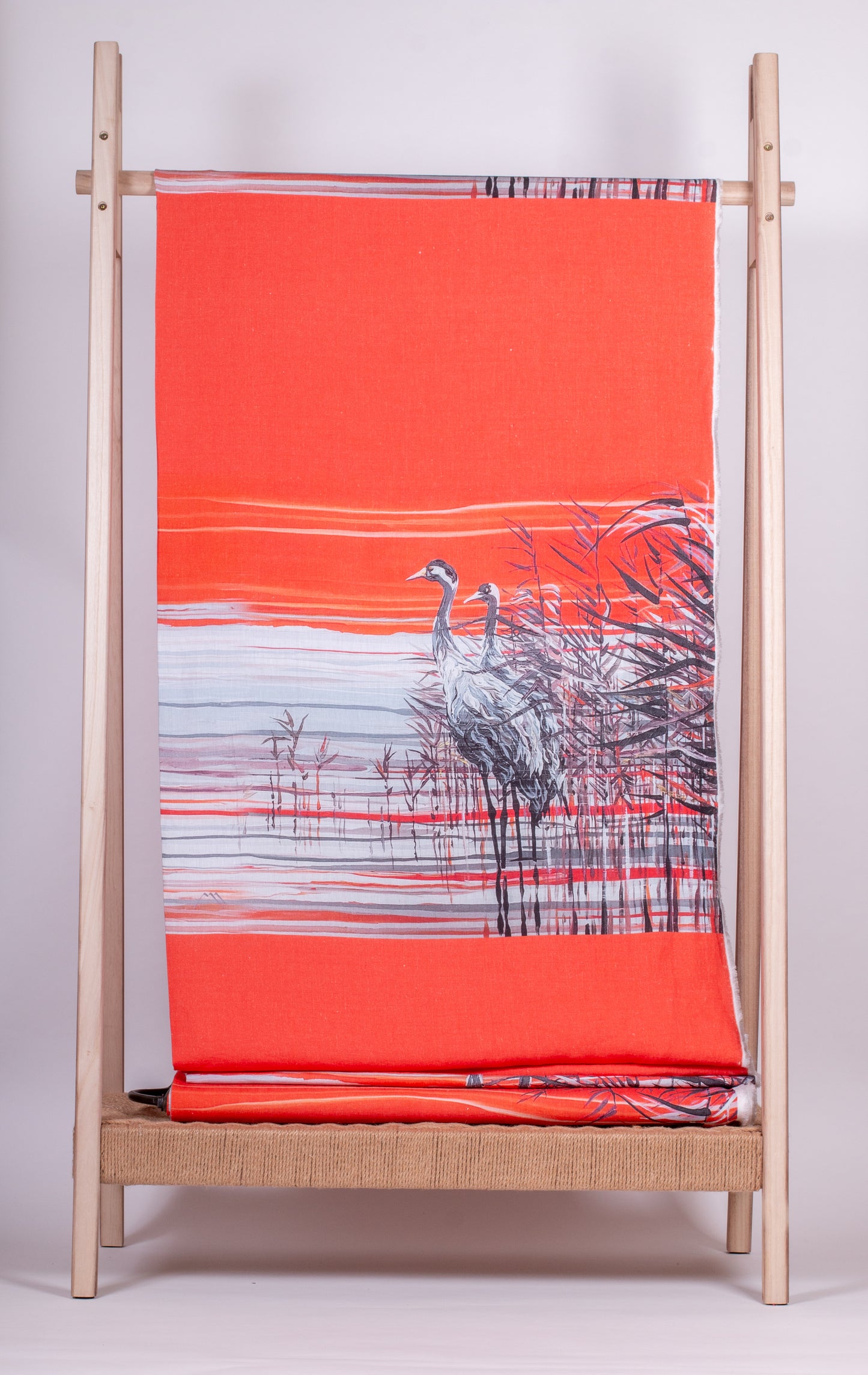 Linen Fabric Floral | Winches at Sunset
