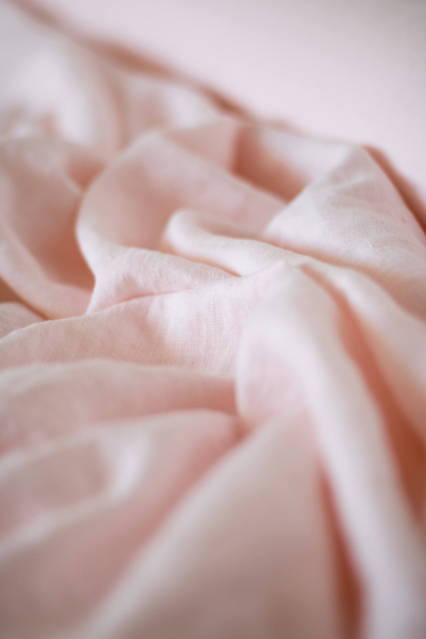 Pastel Pink Linen Fabric