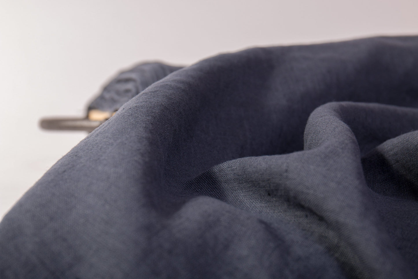 Dark Gray Linen Fabric