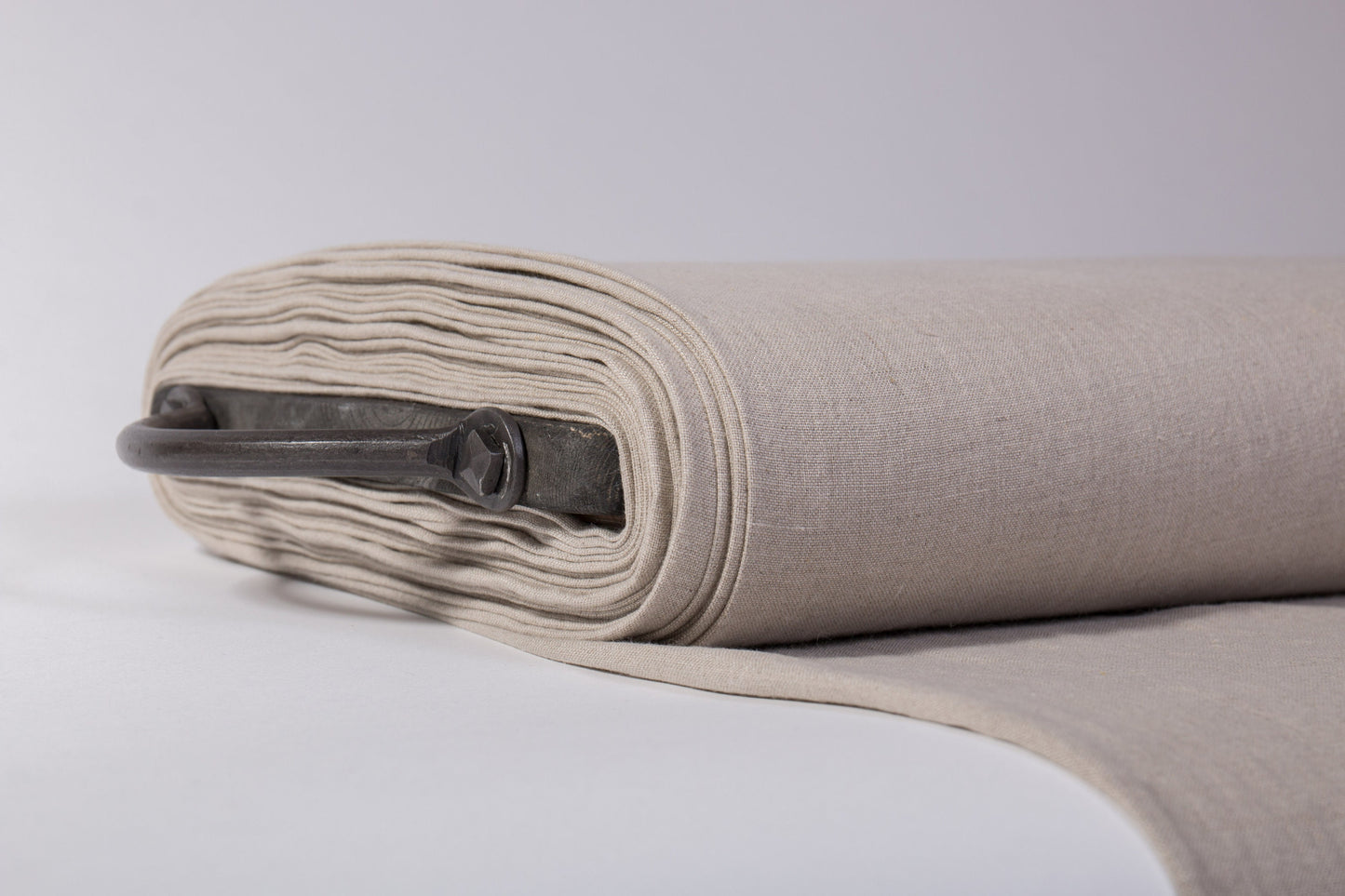 Heavyweight Natural Undyed  Linen Fabric (260gsm)