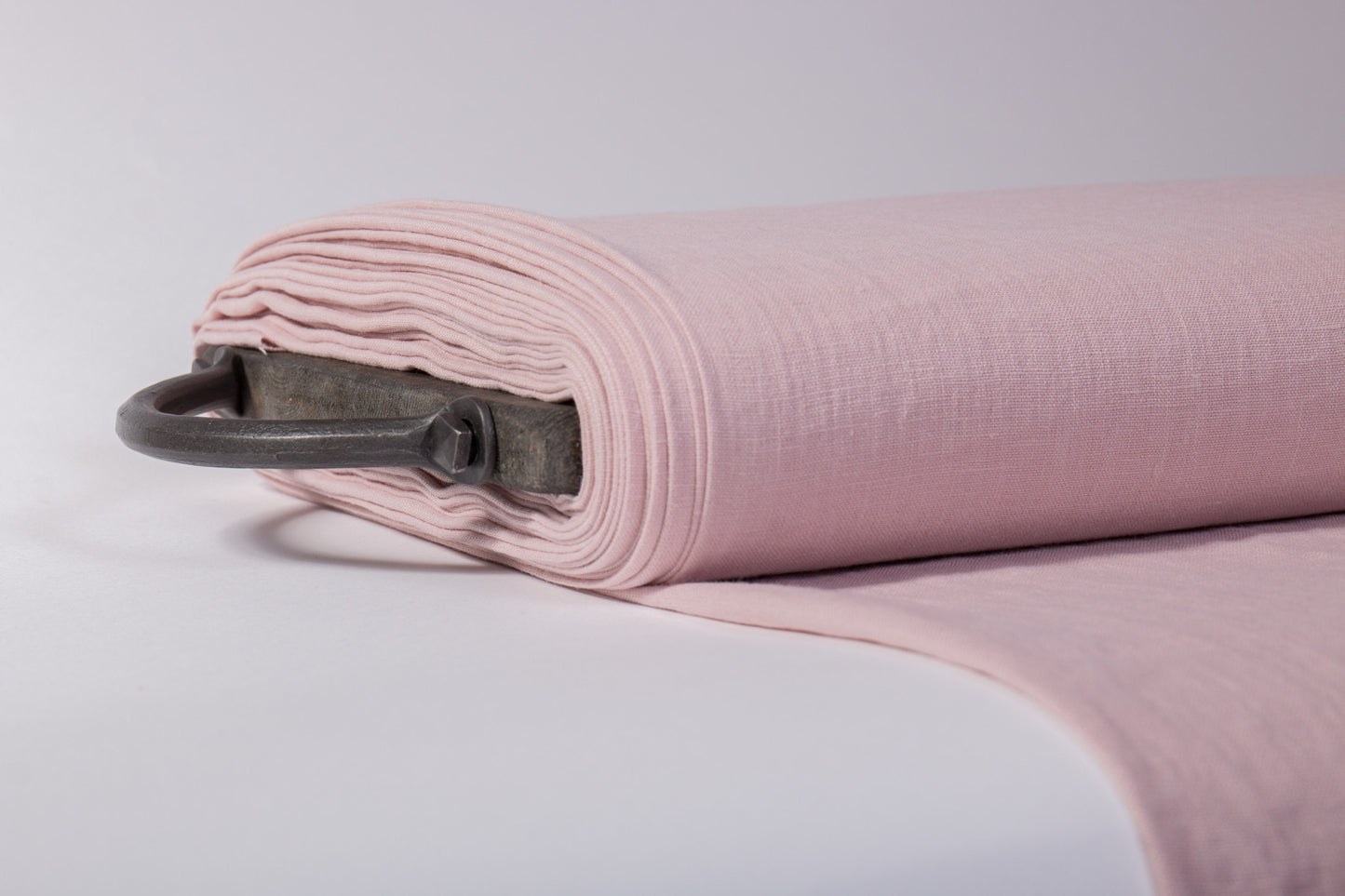 Pure Linen Fabric, Dusty Rose — Lightweight (135gsm)