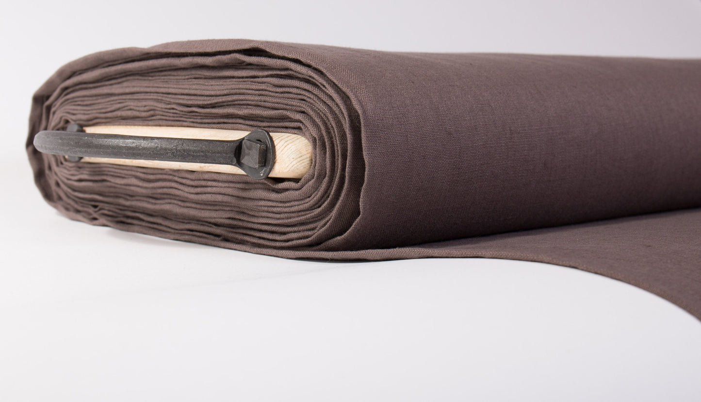 Brown Linen Fabric