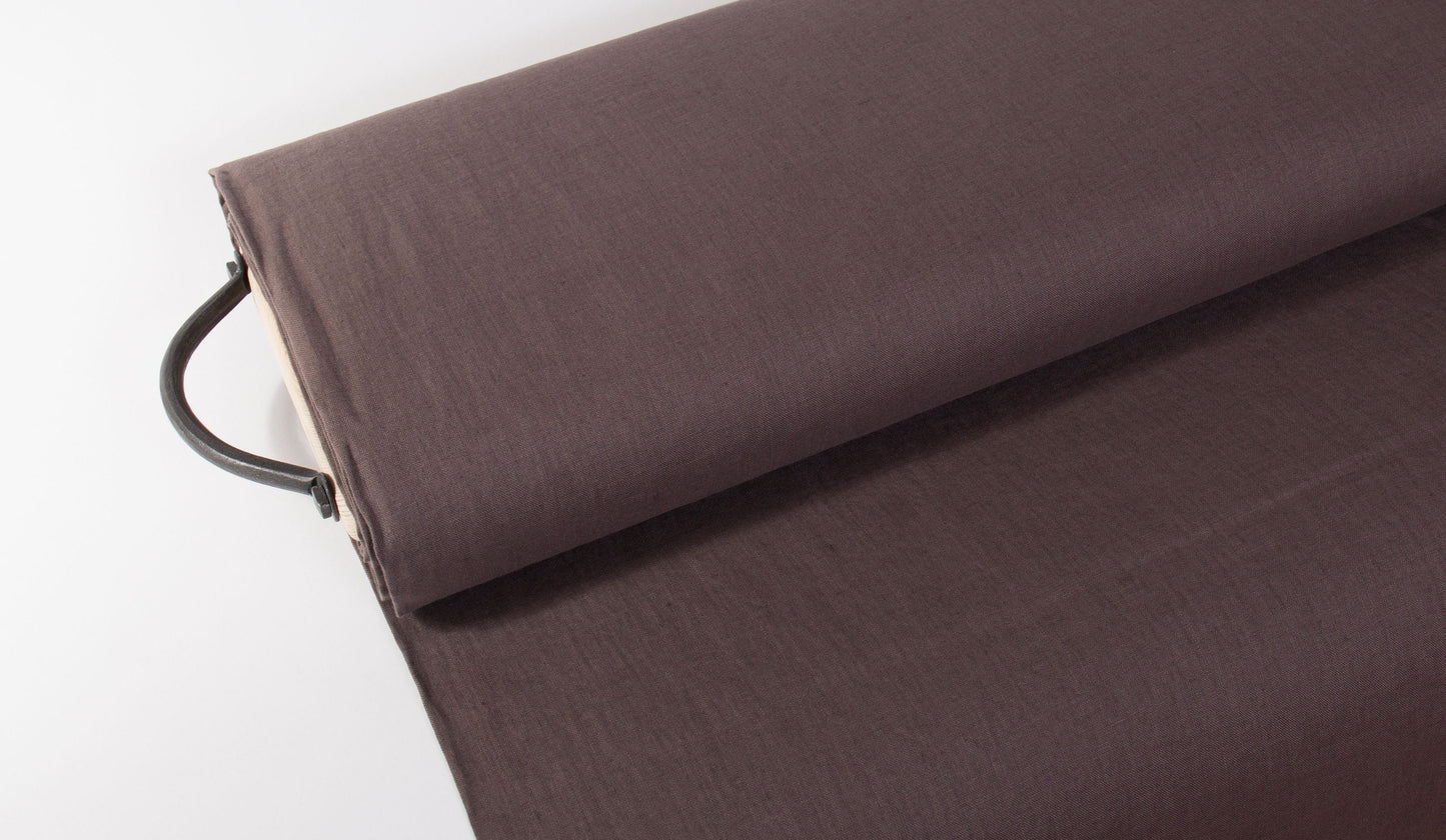 Brown Linen Fabric