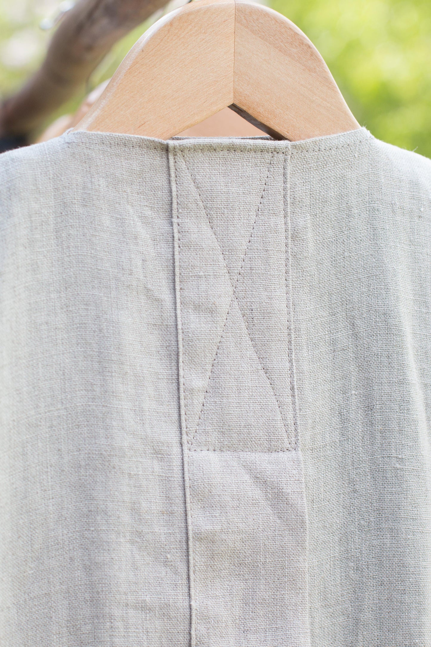 Striped Linen Garment Bags