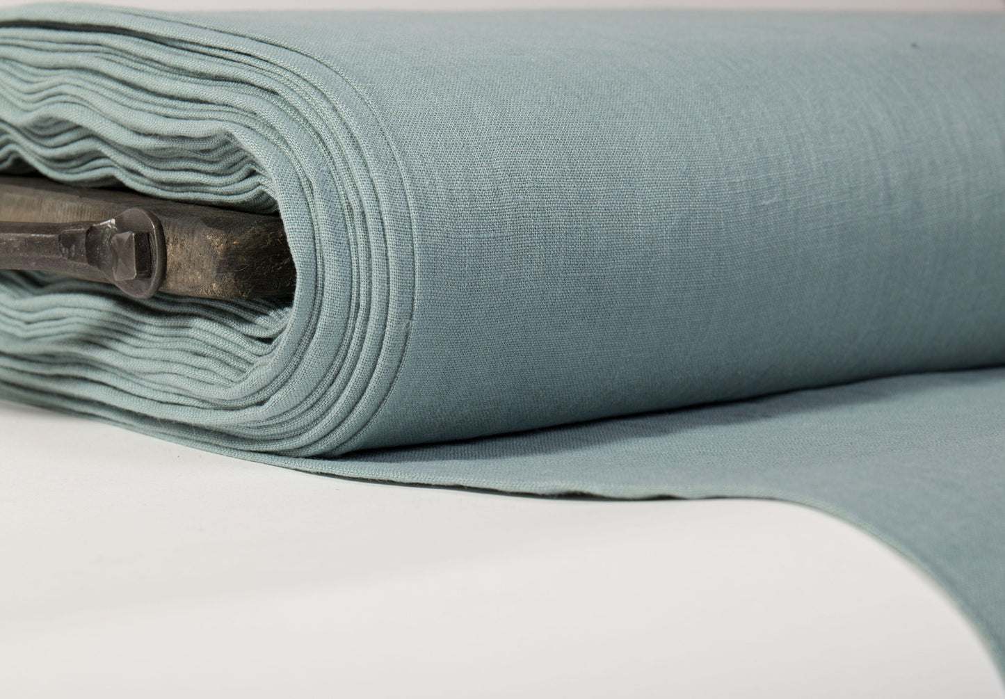 Smoky Sage Linen Fabric