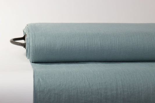 Smoky Sage Linen Fabric