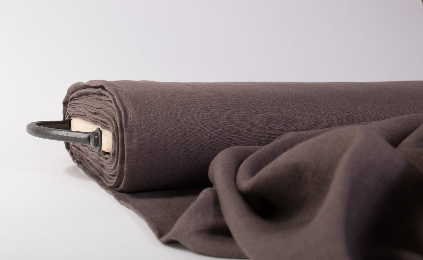 Brown Linen Fabric