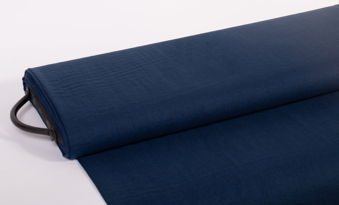 Midnight Blue Linen Fabric