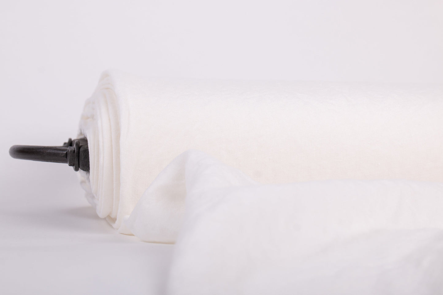 Heavyweight Off-White Linen Fabric (280gsm)