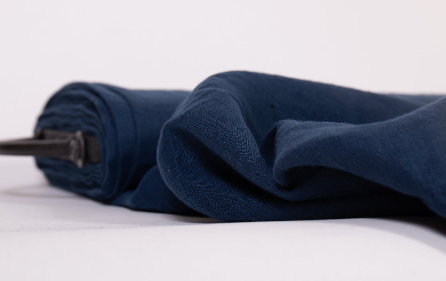 Midnight Blue Linen Fabric