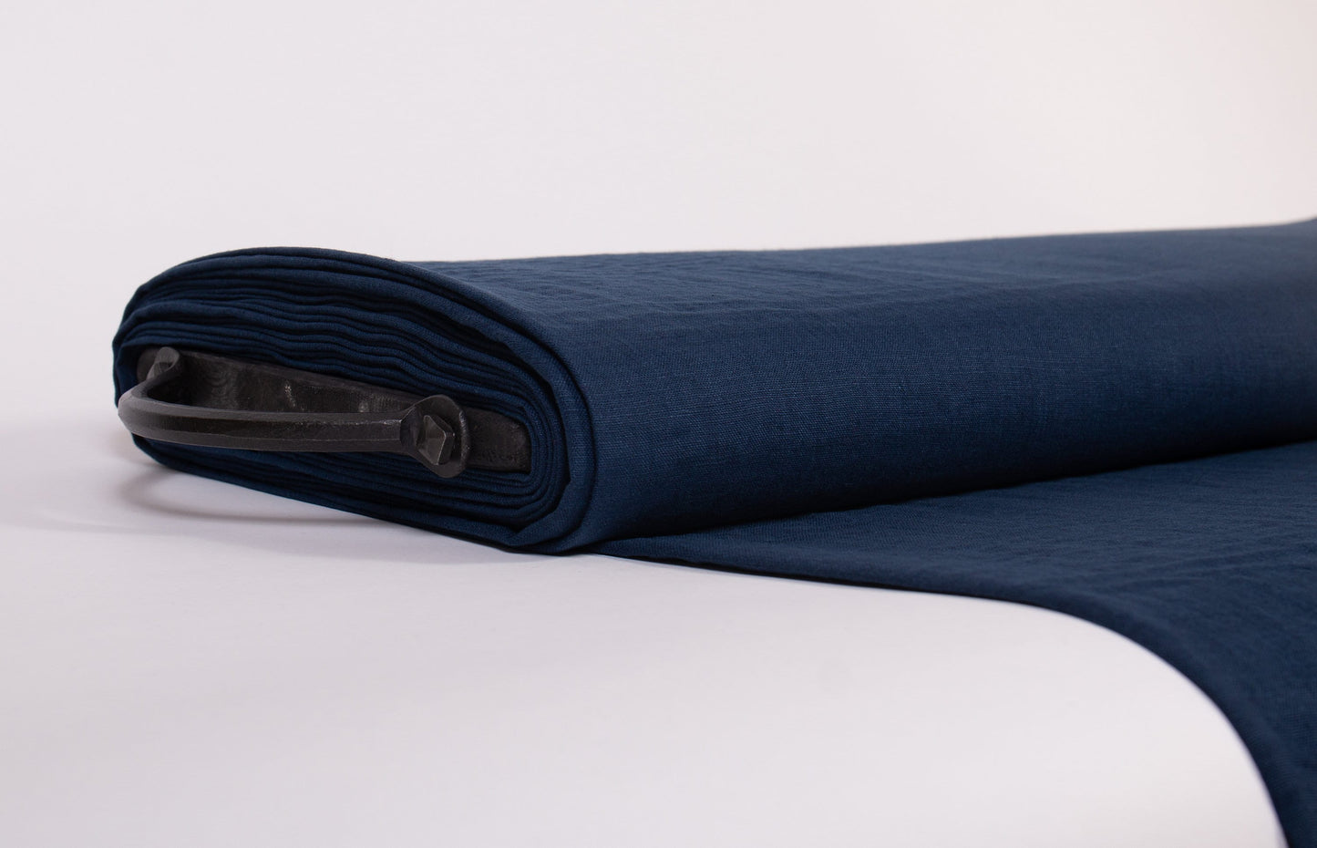 Midnight Blue Linen Fabric