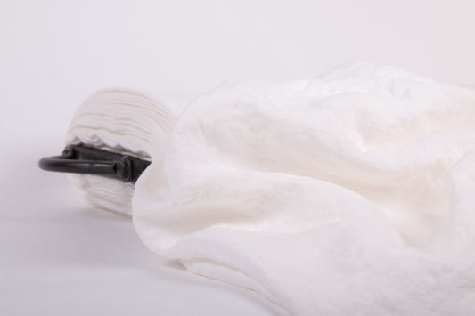 Light Weight Off-White Linen Fabric (135gsm)