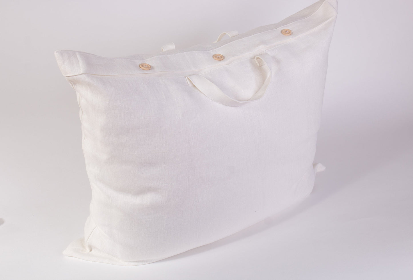 Natural Linen Storage Bags | Off-White & Undyed