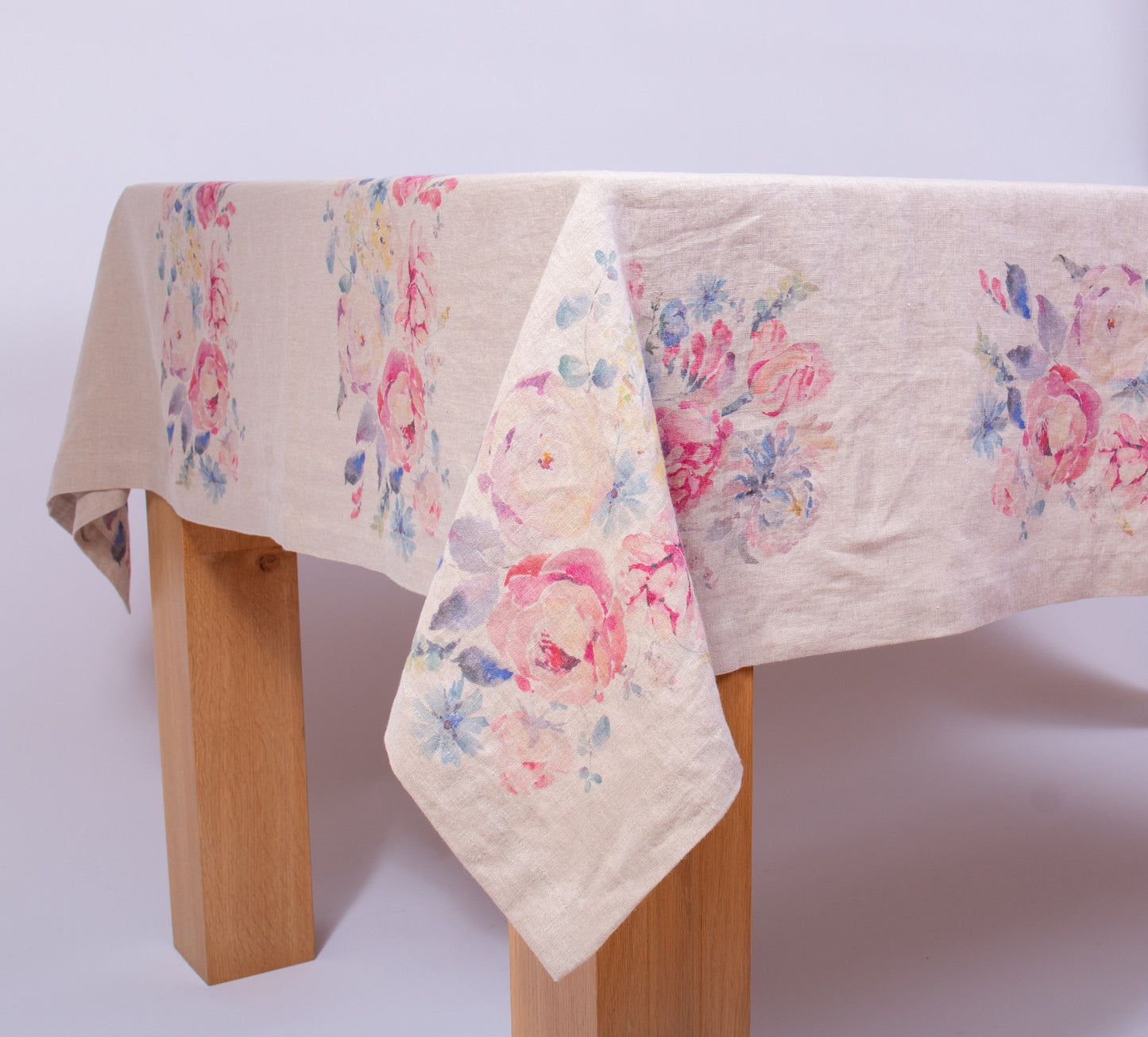 Vintage Provence Style Linen Tablecloth