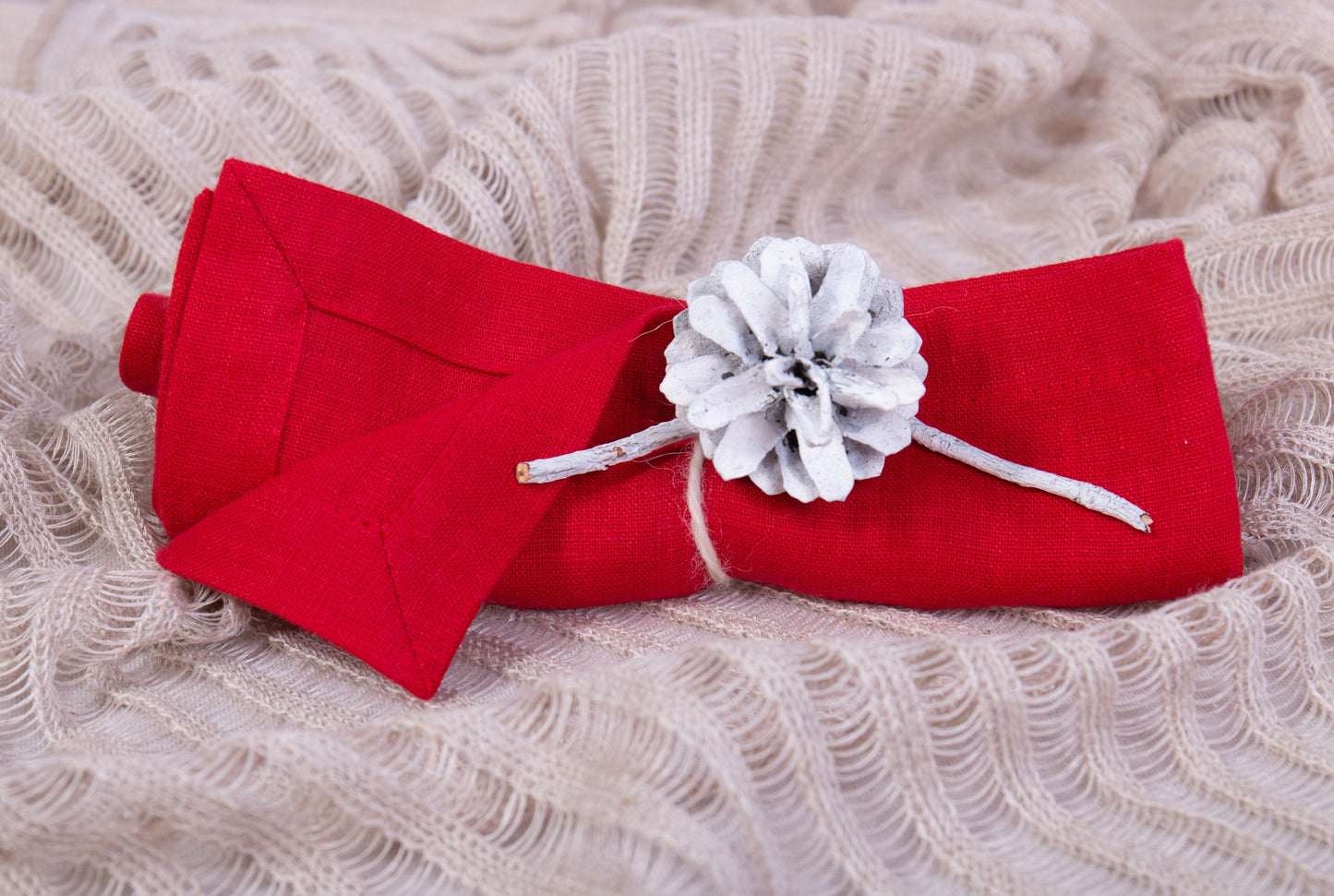 Linen Dinner Napkins | Multicolor Stone-Washed