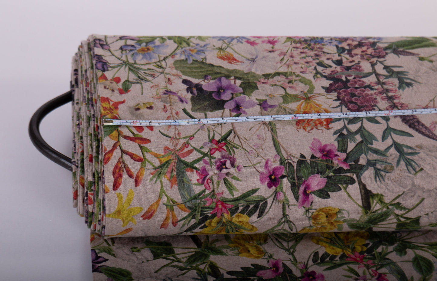 Linen Fabric Summer Floral