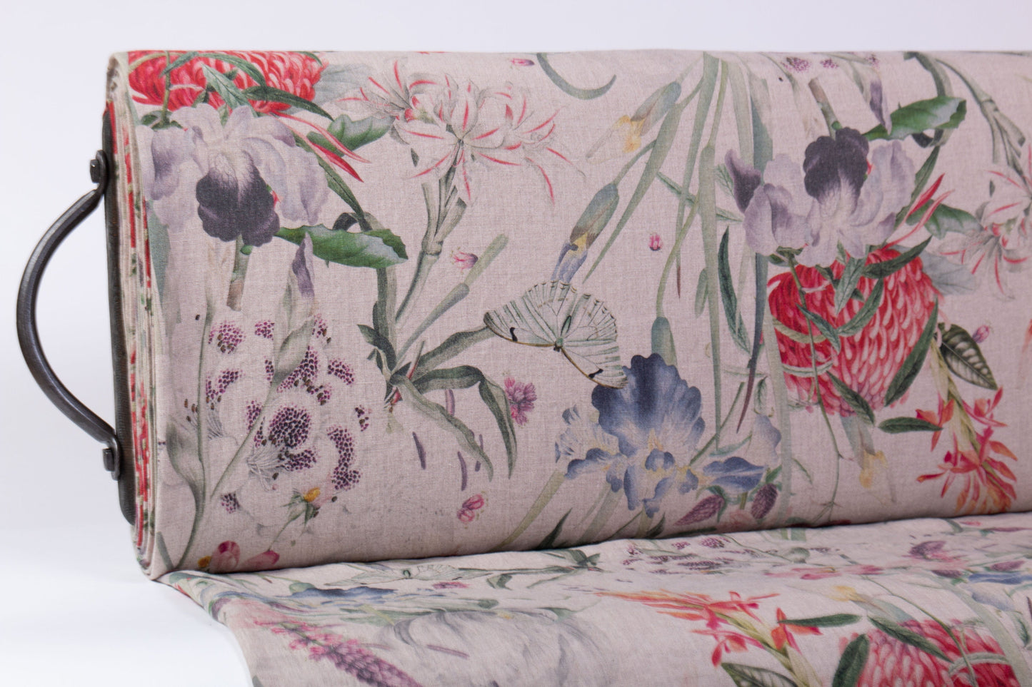 Linen Fabric Floral | ENAMOR Natural