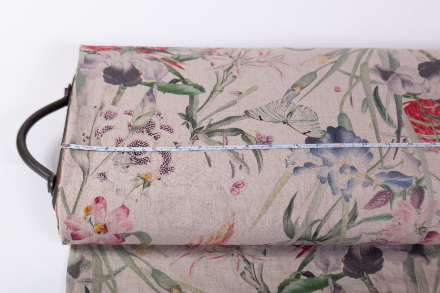 Linen Fabric Floral | ENAMOR Natural