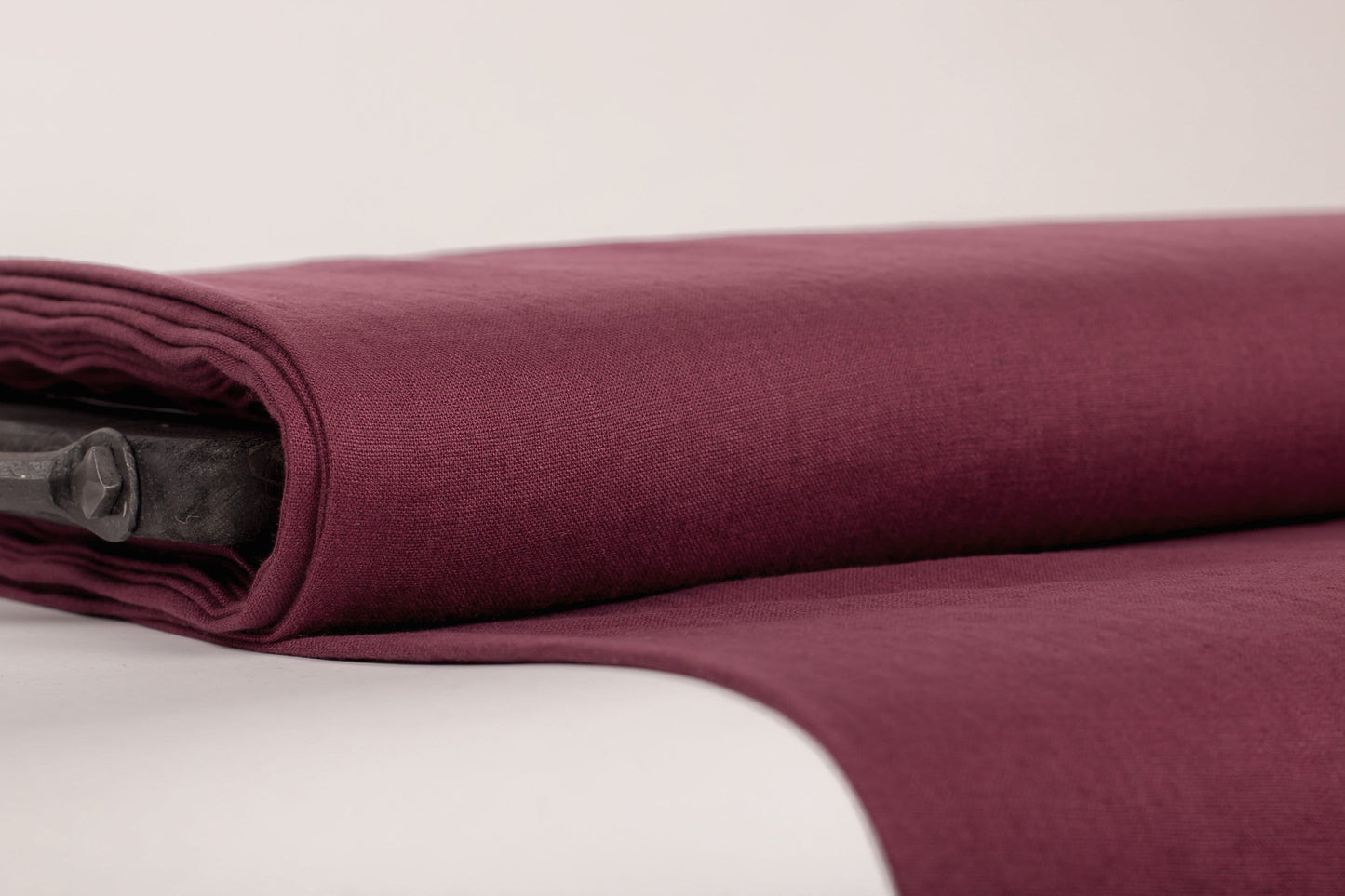 Burgundy Linen Fabric