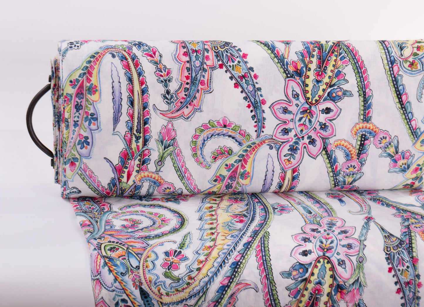 Linen Fabric Paisley | CHACHEMIRE Print