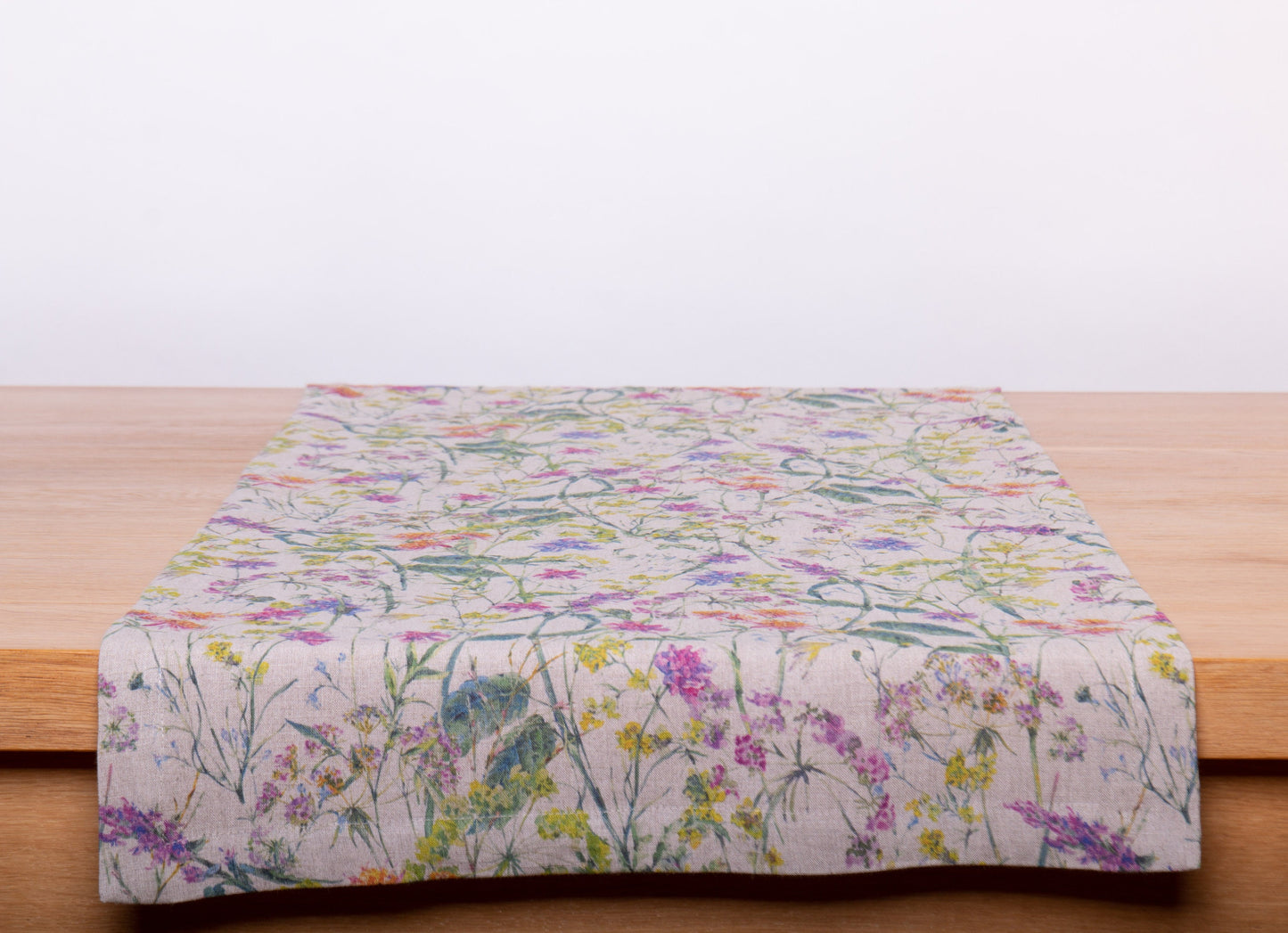 Linen Table Runner | Flower Fiesta Print