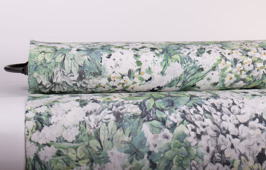 Spring Bloom Linen Fabric