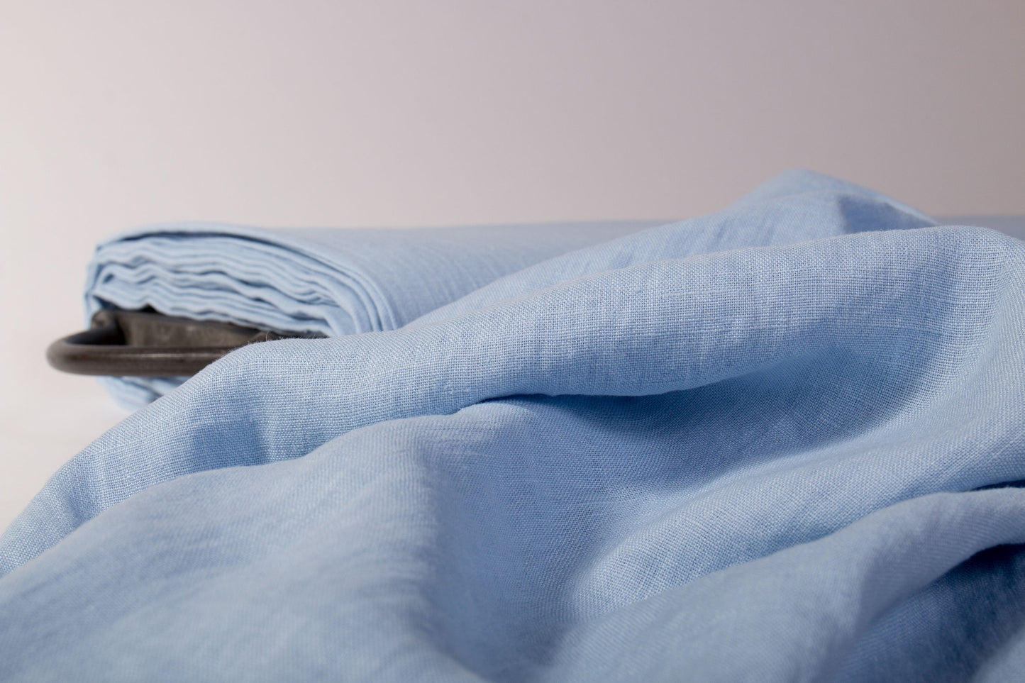 Sky Blue Linen Fabric