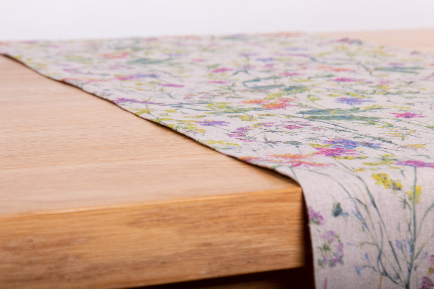 Linen Table Runner | Flower Fiesta Print