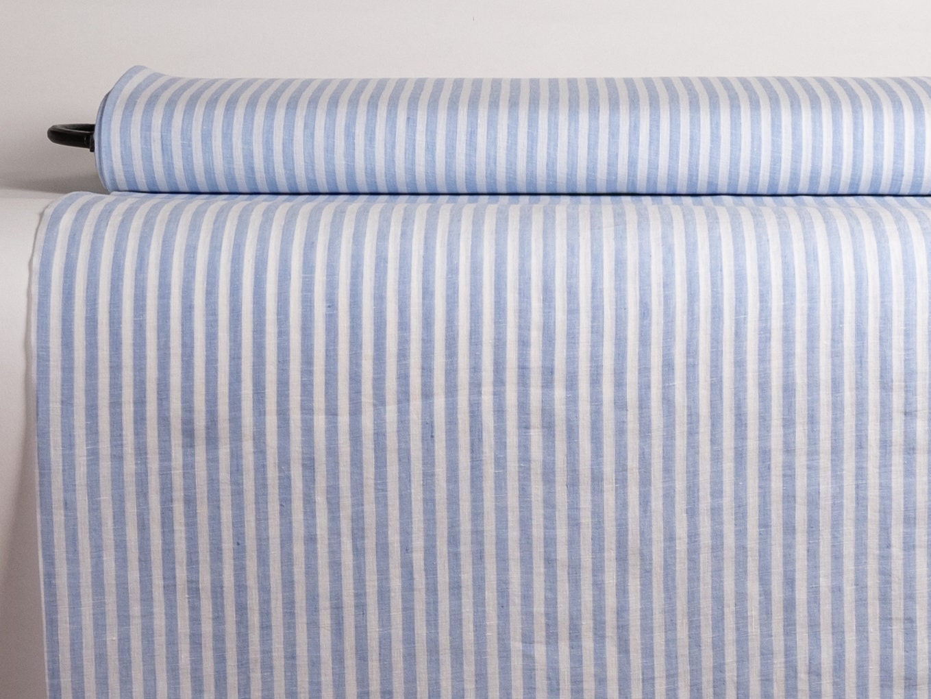 Striped French Linen Fabric (140 gsm)