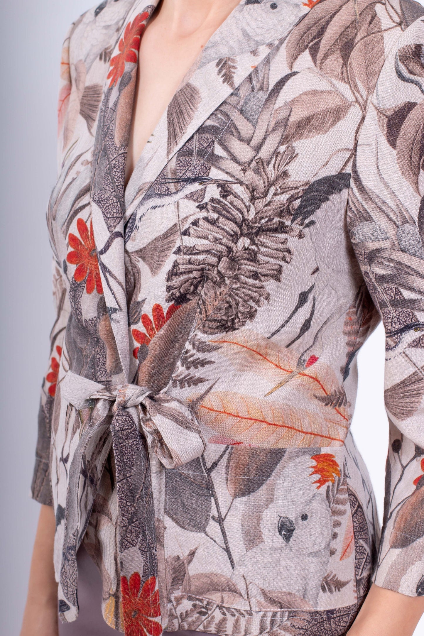 Linen Fabric Floral | ESSENCE Print