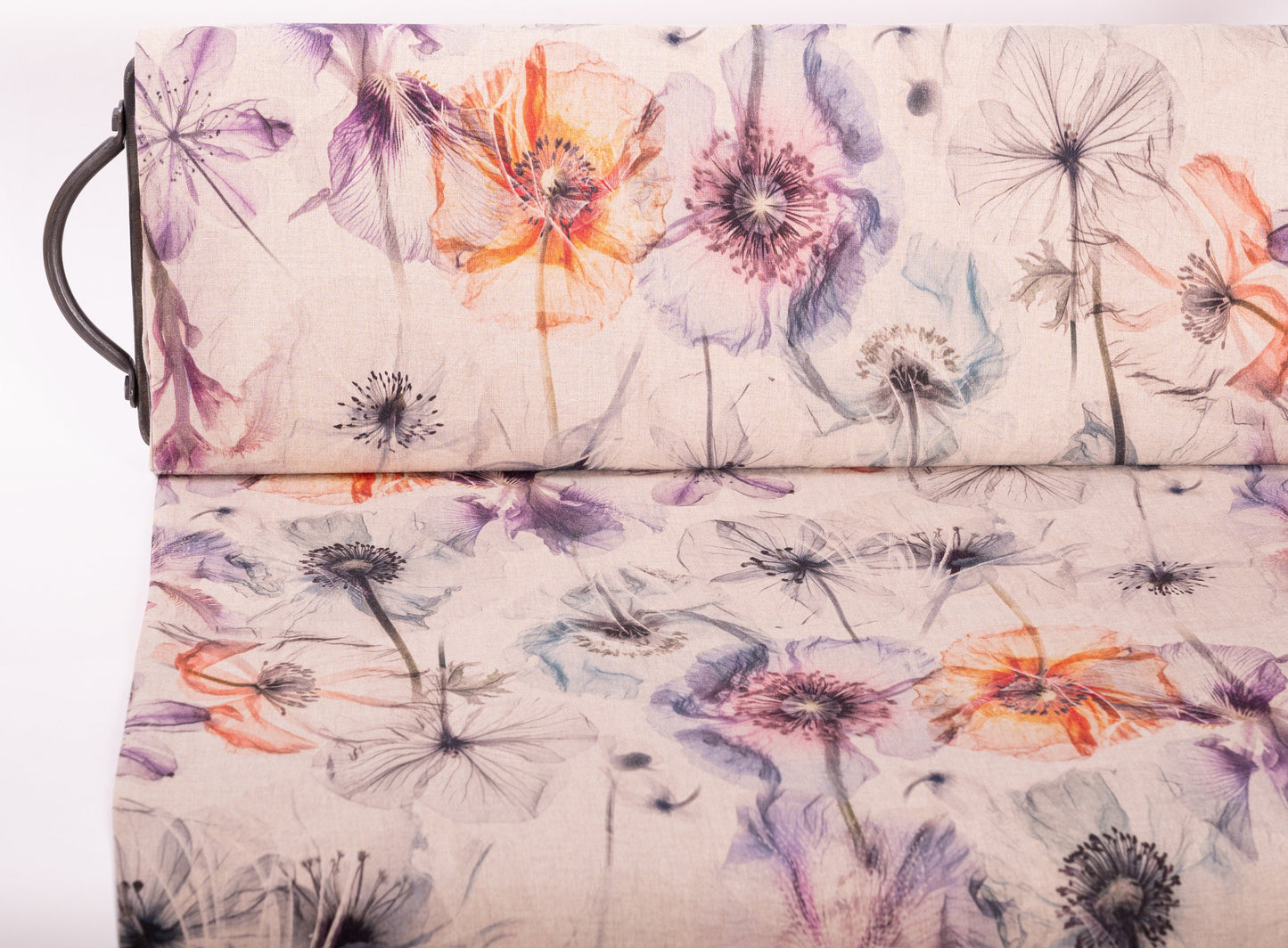 Linen Fabric Floral | FLUORESCENCIA Natural