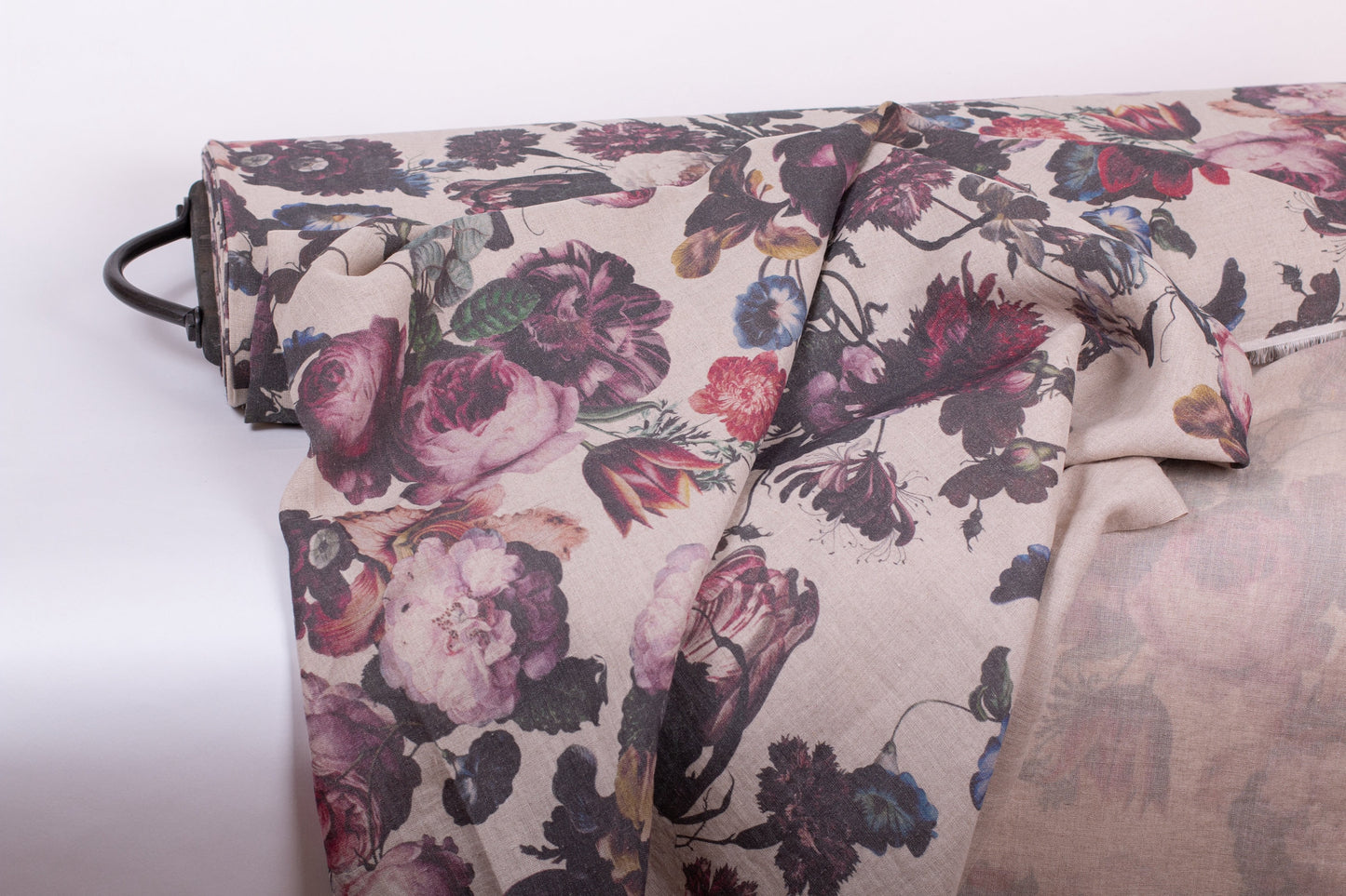 Nord Classic Linen Fabric | Dutch Floral Print