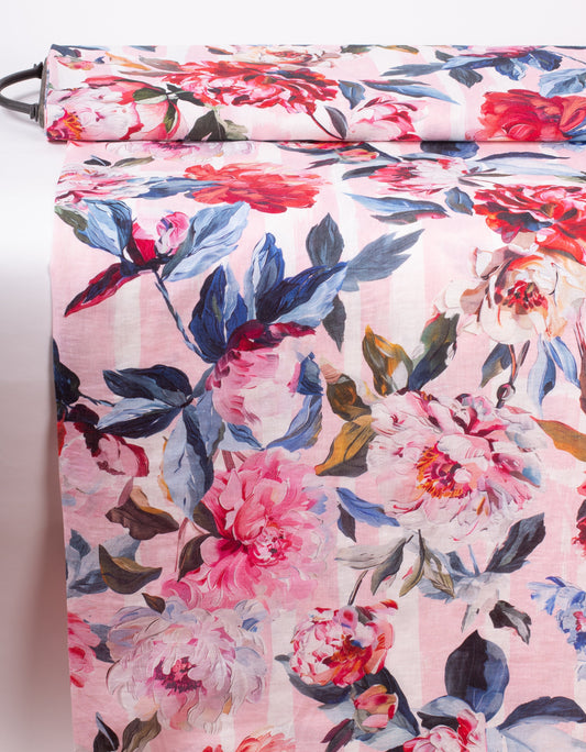 Linen Fabric Floral | MAISON DE FLEURS