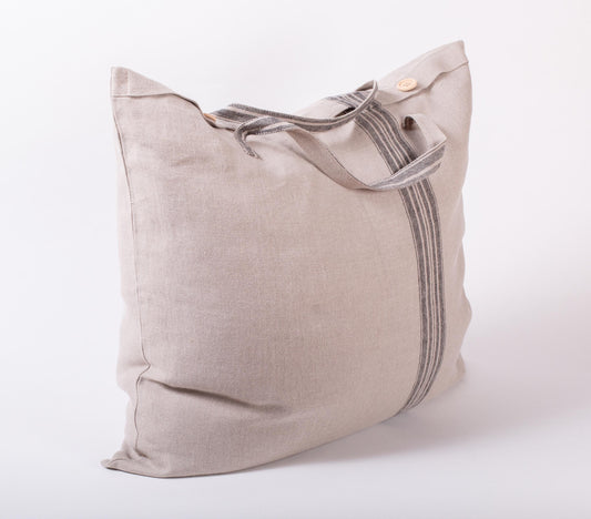 Linen Storage Bags With Side Stripe