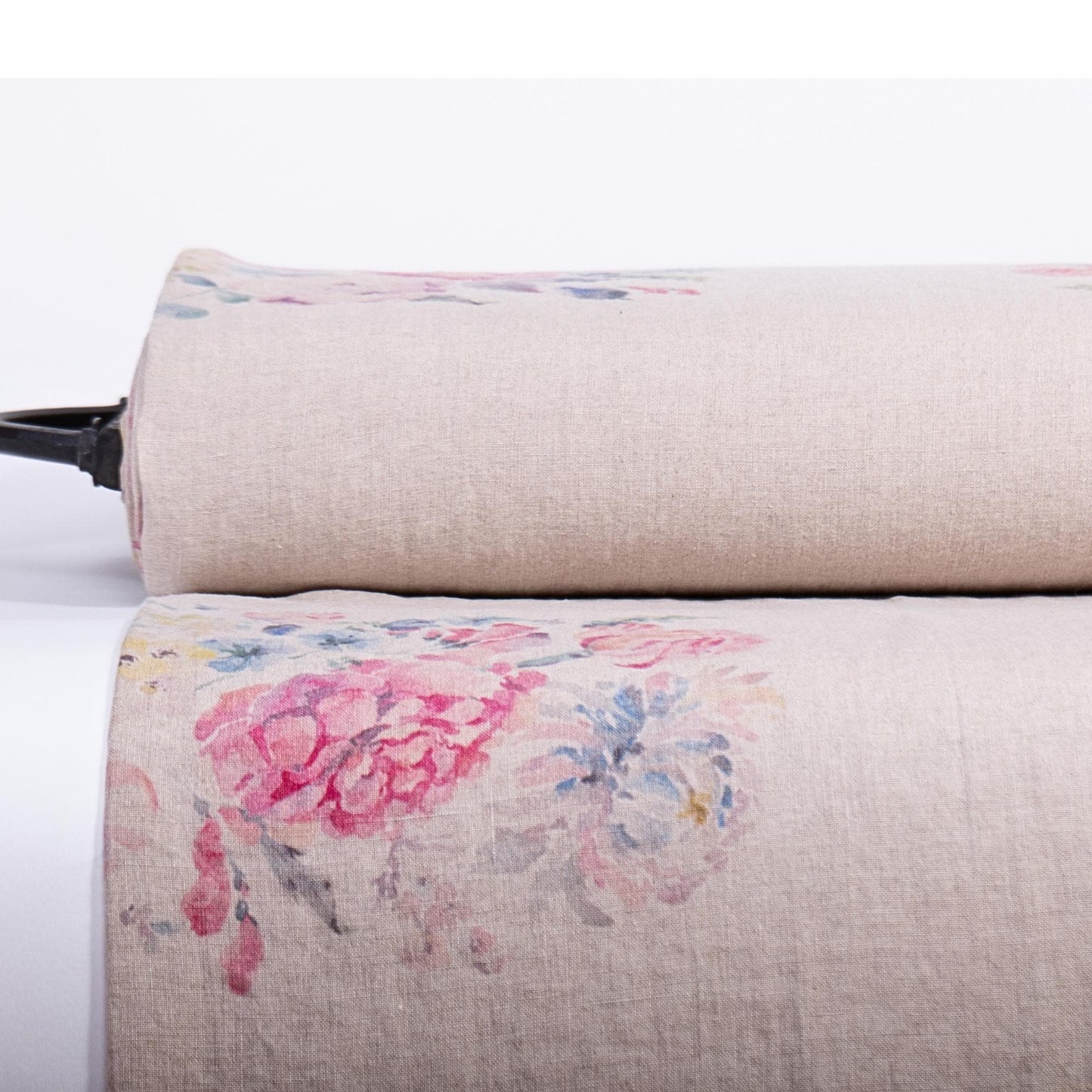 Floral Linen Fabric - Provence