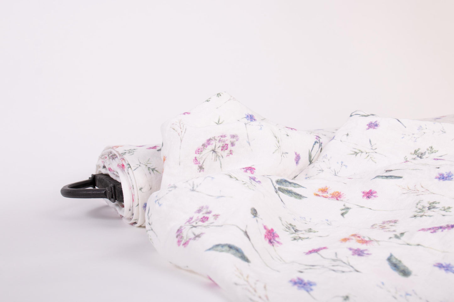 Summer Meadow Floral Linen Fabric