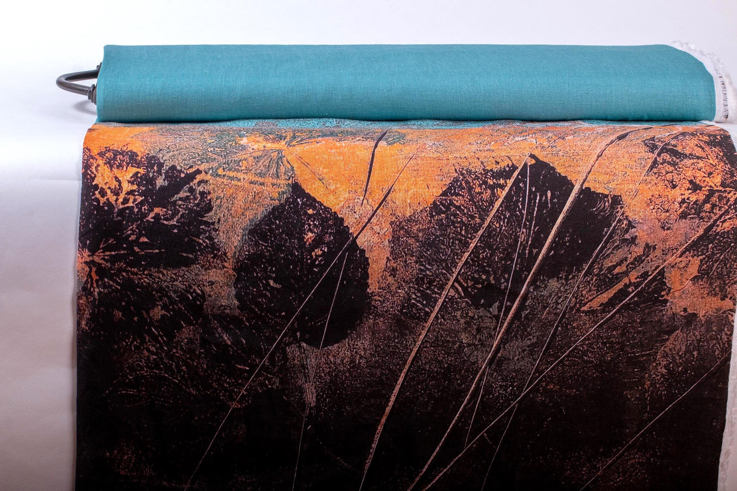 Linen Fabric Floral | LAPAI (Leaves)