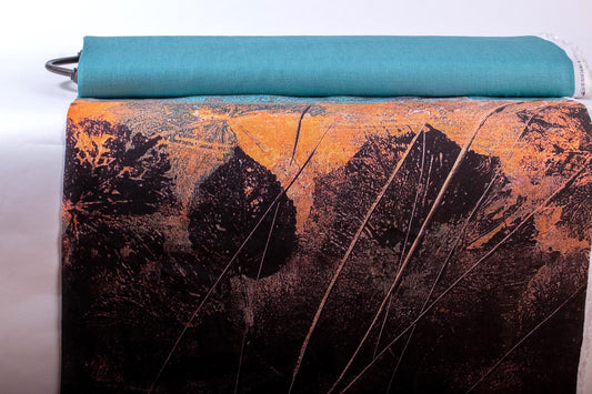 Linen Fabric Floral | LAPAI (Leaves)