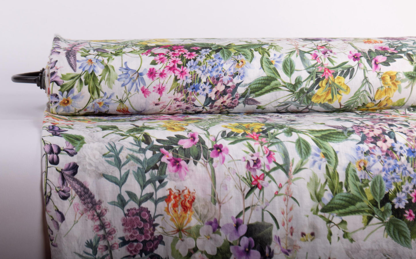 Linen Fabric Swatches | Digital Floral Prints