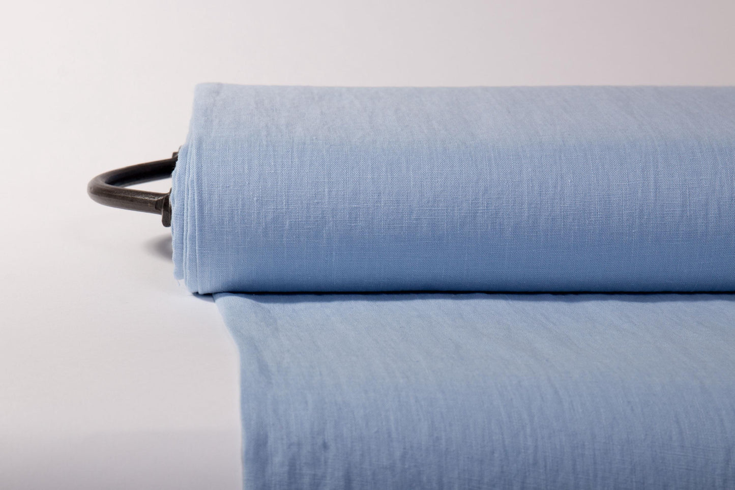 Blue Shades Linen Fabric Sample