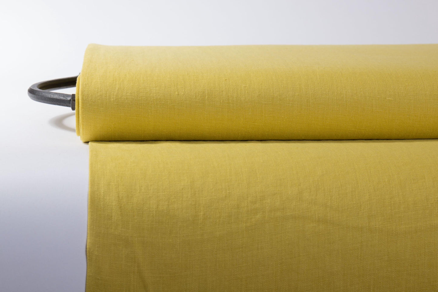 Yellow - Green Shades Linen Fabric Sample